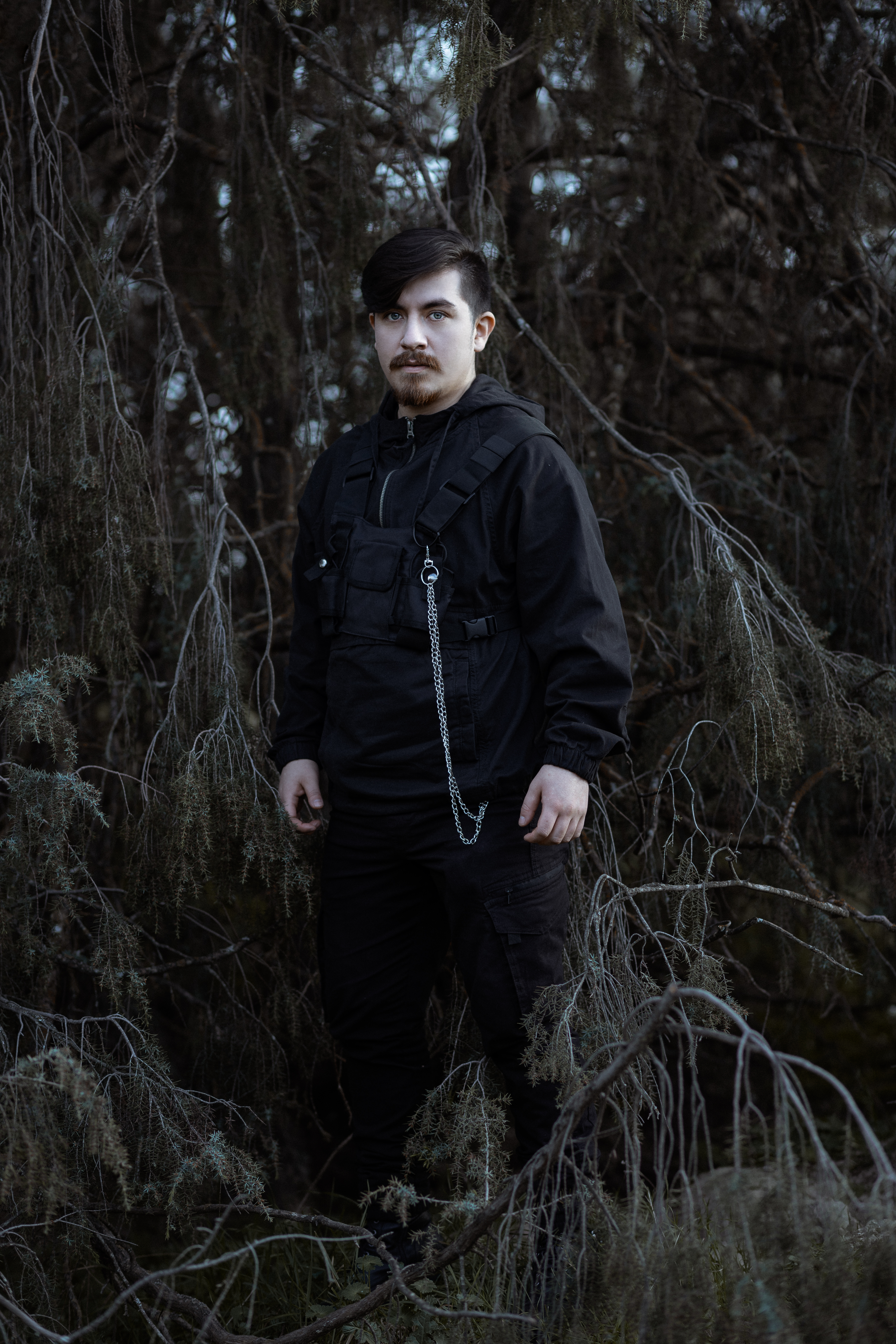 Portrait of Metalnonsense of Chronist standing in the forest